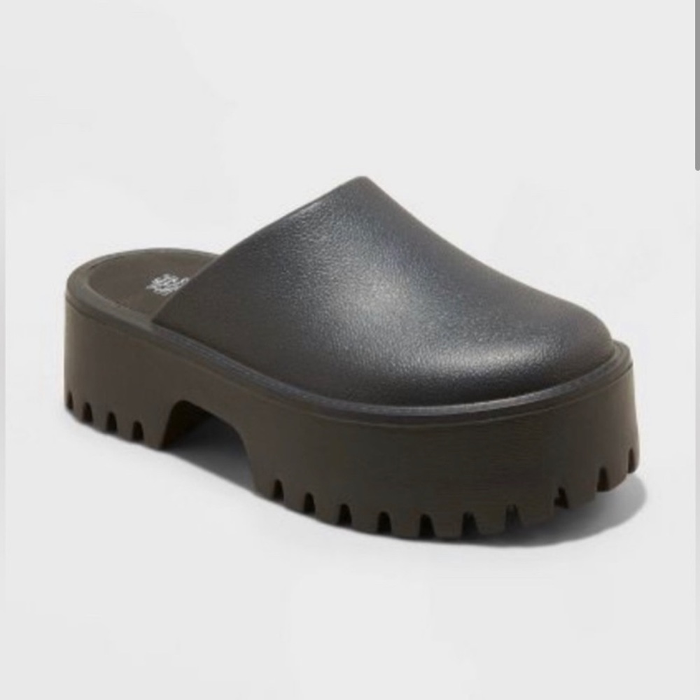 Women's Black Brooke Mules Size 6.5 NWT